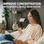 doanhdang - 17 Oz Premium Arabica Whole Bean Coffee, 100% Arabica Medium Roast, Rich Flavor for Espresso and Brew, Origin from Vietnam, Whole Med Roast Beans, Pack of 1, Phin Filter Included