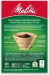 Melitta Super Premium No. 4 Coffee Paper Filter, 100 COunt (Pack of 1), Brown
