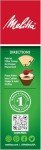 Melitta Super Premium No. 4 Coffee Paper Filter, 100 COunt (Pack of 1), Brown