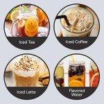 Homecraft 3-Quart Iced Coffee and Tea Maker with Filter Basket, Flavor Enhancer, Adjustable Brew Strength