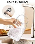 YURICK Cold Brew Coffee Maker, 70 oz (2100 ml) BPA Free Tritan Pitcher, Iced Coffee Maker and Tea Brewer, 100% Leak-Proof, Easy to Clean Reusable Mesh Filter, Black