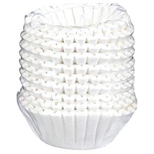 Katy’s Large Coffee Filters | 12 Cup Disposable Coffee Filters | Fine Paper for Smooth Extraction | Tall-Sided Design | Fits Bunn, Commercial & Large Brewers | No Overflow | 500-Count Bulk Pack