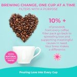 Katy’s Large Coffee Filters | 12 Cup Disposable Coffee Filters | Fine Paper for Smooth Extraction | Tall-Sided Design | Fits Bunn, Commercial & Large Brewers | No Overflow | 500-Count Bulk Pack