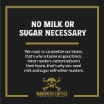 Warpath Coffee Dark Roast Whole Bean Coffee, Mariner's Blend, High Caffeine, Extra Strong Roasted 100% Arabica Coffee Beans Whole, Rich Aroma, Full-Bodied Intense Cup, Created by Navy SEALs, 12oz