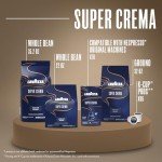 Lavazza Super Crema Whole Bean Coffee Blend, light-Medium Espresso Roast, 2.2 Pound (Pack of 3),Premium Quality, Aromatic, Mild and creamy