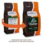 Fresh Roasted Coffee, Italian Roast, 5 lb (80 oz), Dark, Kosher, Whole Bean