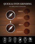 SHARDOR Super Silent Coffee Grinder Electric,Spice, Coffee Bean, Espresso with 1 Removable Stainless Steel Bowl
