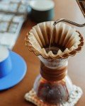 1-2 Cup Small Coffee Filters,100 Count Disposable Basket Coffee Filter Paper, Compatible with Kalita Wave Dripper 155 Series, Single Serve Coffee Pot, Pour Over and Drip Coffee Maker, For 1-2 People