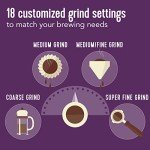 Mr. Coffee Automatic Burr Mill Grinder, Stainless Steel