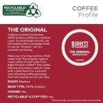 Eight O'Clock Coffee The Original Keurig Single-Serve K-Cup Pods, Medium Roast Coffee, 96 Count (4 Packs of 24)