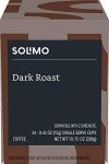 Amazon Brand - Solimo Coffee Pods, Dark Roast, Compatible with Keurig 2.0 K-Cup Brewers, 24 Count