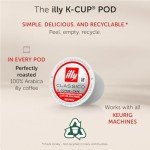 Illy Classico Roast Coffee Pods for Keurig - Caramel, Orange Blossom & Jasmine Flavors - 32 Count