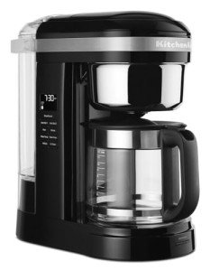 KitchenAid KCM1209OB Coffee Maker, 12 cup, Onix Black, 12 Cup Drip Coffee Maker with Warming Plate