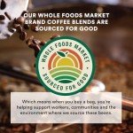 Whole Foods Market, Organic Breakfast Blend Coffee, Whole Bean, Light Roast, 12 Ounce