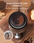 SHARDOR Upgraded Adjustable Coffee Grinder Electric, Herb/Spice, Espresso with 1 Removable Stainless Steel Bowl, Black, Upgraded Version 3.0