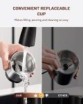 SHARDOR Upgraded Adjustable Coffee Grinder Electric, Herb/Spice, Espresso with 1 Removable Stainless Steel Bowl, Black, Upgraded Version 3.0