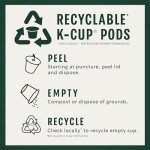 Starbucks K-Cup Coffee Pods, Medium Roast Coffee, Pike Place Roast For Keurig Coffee Makers, 100% Arabica, 1 Box (10 Pods)