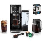 Ninja CFP101 DualBrew Hot & Iced Coffee Maker, Black - (Renewed) Bundle with 2 Year Enhanced Protection Pack