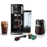 Ninja CFP101 DualBrew Hot & Iced Coffee Maker, Black - (Renewed) Bundle with 2 Year Enhanced Protection Pack