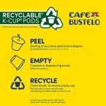 Café Bustelo Espresso Style Dark Roast Coffee, 96 Keurig K-Cup Pods