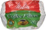 Melitta Basket Coffee Filters, White for 8-12 Cup , 200 ct