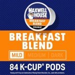Maxwell House Breakfast Blend Coffee K-Cups (84 Count)