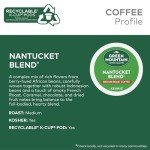 Green Mountain Coffee Roasters Nantucket Blend, Single-Serve Keurig K-Cup Pods, Medium Roast Coffee Pods, 48 Count