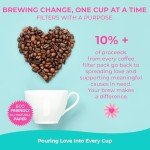Katy’s Extra Large Coffee Filters | 1.5 to 3 Gallon Premium Commercial Coffee & Tea Filters for Restaurants, Cafés & More | 12.5” x 4.5” Inch Size | No Overflow, No Tearing | 250-Count Bulk Pack