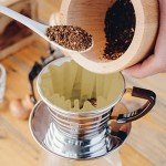DEFUTAY 100 Pack 1-4 Cup Coffee Filters, Disposable Basket Coffee Filter for A Good Brew - Efficient and Convenient Small Coffee Filters 1 Cup - Eco-friendly and Biodegradable (Natural-1, 155/45)