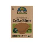 If You Care Unbleached Coffee Filters, #6 - 100 Count (Pack of 1) â€“ Cone Shaped, All Natural, Biodegradable, Compostable, Chlorine Free