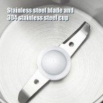 COOL KNIGHT Herb Grinder [large capacity/fast/Electric ]-Spice Herb Coffee Grinder with Pollen Catcher/- 7.5" (Black)