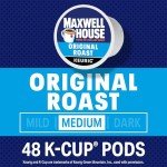 Maxwell House Original Roast Medium Roast K-Cup Coffee Pods, 48 ct Box