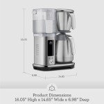 Breville Luxe Drip Coffee Machine, Brushed Stainless Steel, Thermal Carafe