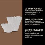 Fellow Stagg Pour Over Coffee Paper Filters - Designed for the Stagg [X] and [XF] Drip Coffee Makers ([X] Dripper - 45 Filters)