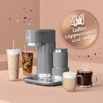 Mr. Coffee 4-in-1 Latte Lux Iced Hot Coffee Maker with Built-In Milk Frother Single-Serve 22 Ounces