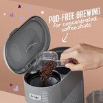Mr. Coffee 4-in-1 Latte Lux Iced Hot Coffee Maker with Built-In Milk Frother Single-Serve 22 Ounces