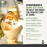 GROUNDWORK B*tches Brew Whole Bean Coffee Dark Roast Blend - Certified Organic Signature Blend Coffee Beans - 12oz Bag (Pack of 2)