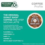 The Original Donut Shop Mocha One-Step Latte, Single Serve Coffee K-Cup Pod, Flavored Coffee, 20 Count