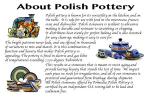 Authentic Polish Pottery Mug 12 oz in Spring Flowers Design Handmade in Bolesławiec Poland by Ceramika Bona + Certificate of Authenticity