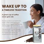 Danesi Caffe Italian Whole Coffee Beans - Espresso Coffee Beans and Medium Roast Whole Bean - Perfect for Espresso Machines, French Press, and Home Brewing - Gold (2.2 lb)