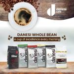 Danesi Caffe Italian Whole Coffee Beans - Espresso Coffee Beans and Medium Roast Whole Bean - Perfect for Espresso Machines, French Press, and Home Brewing - Gold (2.2 lb)