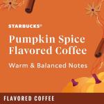 Starbucks K-Cup Coffee Pods, Pumpkin Spice Flavored for Keurig Coffee Makers, 100% Arabica, Limited Edition, 1 Box (22 Pods)