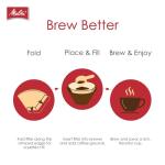 Melitta No. 2 Natural Brown Coffee Filters - 600 Count