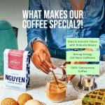 Nguyen Coffee Supply - Loyalty Signature Robusta & Arabica Blend: Medium Roast Premium Whole Coffee Beans, Vietnamese Single Origin, Direct Trade, Roasted in Brooklyn [12 oz Bag]