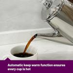 CDKM Classic 12 Cup Percolator, PC-9822, Stainless Steel with keep warm,cordless service (Mirror Polished)