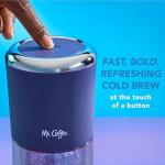 Mr. Coffee® Express Cold Brew Coffee Maker, 10-Minute Cold Brew Coffee Machine, Indigo