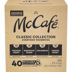 McCafe Classic Collection, Single-Serve Coffee K-Cup Pods, Classic Collection Variety Pack, 40 Count