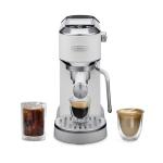 De'Longhi Dedica Duo Compact Espresso Machine - Cold Brew Coffee Maker with Milk Frother Wand- for Espresso, Hot & Iced Coffee, Cappuccinos, Lattes & Home Barista Brewing, Vanilla