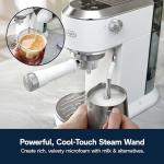 De'Longhi Dedica Duo Compact Espresso Machine - Cold Brew Coffee Maker with Milk Frother Wand- for Espresso, Hot & Iced Coffee, Cappuccinos, Lattes & Home Barista Brewing, Vanilla