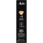 Melitta #4 Gourmet Cone Coffee Filters, Unbleached Natural Brown, 80 Total Filters Count